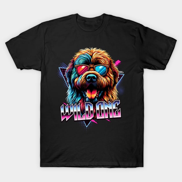 Wild One Bouvier des Flandres Dog T-Shirt by Miami Neon Designs